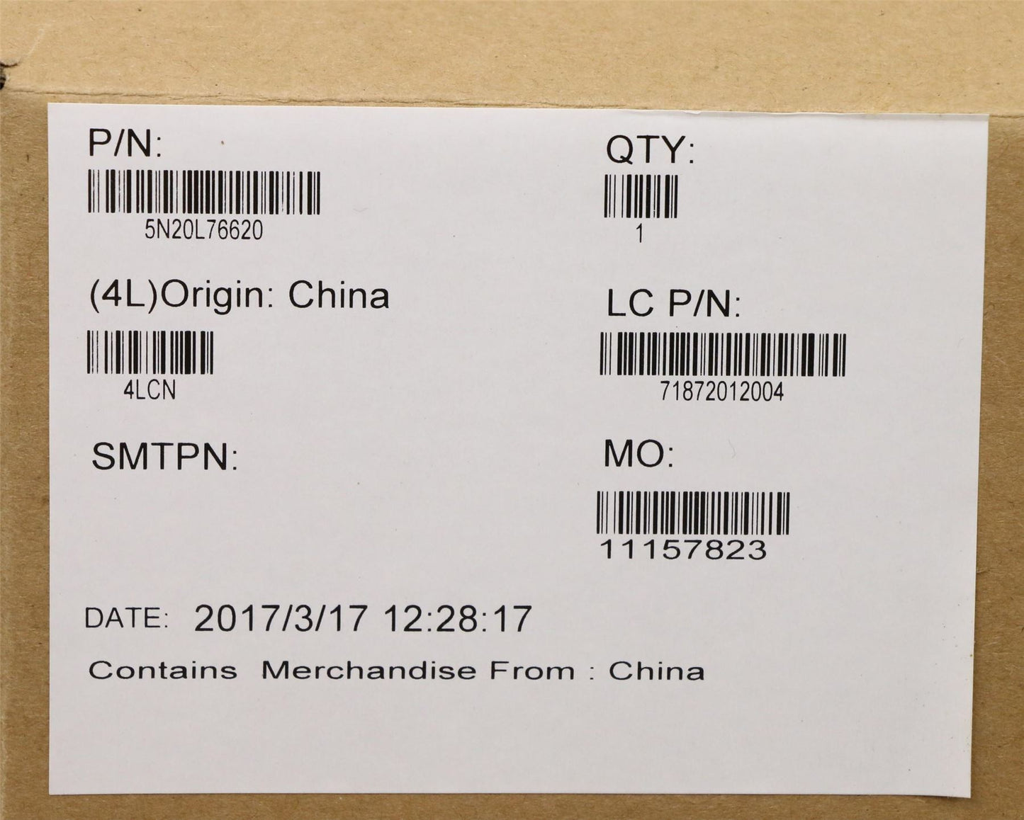 Lenovo SPA-F4C-CCY-BacklightKBD-ASSY 5N20L76620