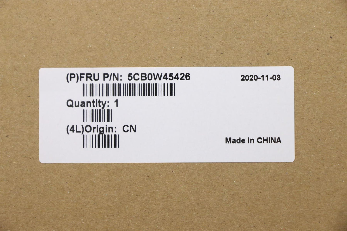 Lenovo Upper CaseQ20RWNFP_MGR_NBL_ENG 5CB0W45426