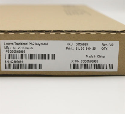 Lenovo PS2 TRDTNL KB BK RUS 00XH925