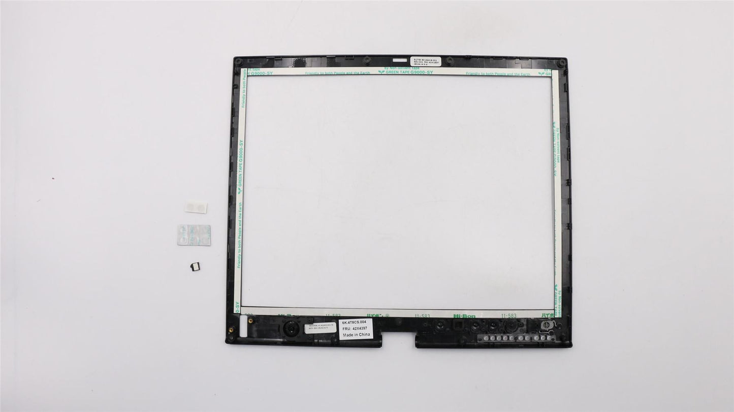Lenovo BEZELS/DOORS; FRU LCD FRONT BEZEL ASM FINGERPRINT W/TOUCH PANEL WWAN 42X4397