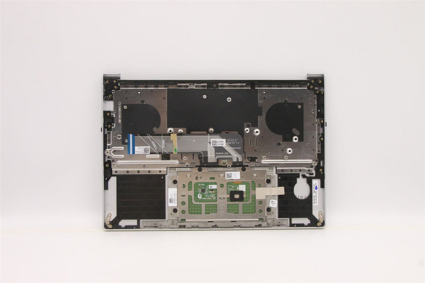 Lenovo Yoga 7 Pro-14IHU5 Keyboard Palmrest Top Cover Norwegian Silver 5CB1C19303