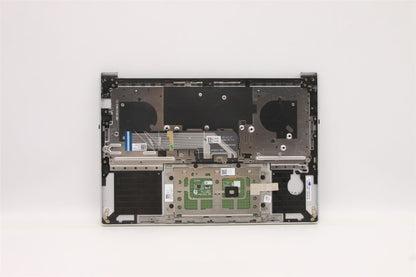 Lenovo Yoga 7 Pro-14IHU5 Keyboard Palmrest Top Cover Norwegian Silver 5CB1C19303