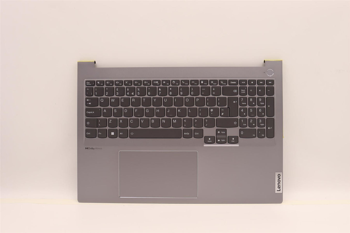 Lenovo ThinkBook 16 G4+ IAP Keyboard Palmrest Top Cover UK Grey 5CB1H68176