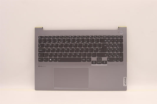 Lenovo ThinkBook 16 G4+ IAP Keyboard Palmrest Top Cover UK Grey 5CB1H68176