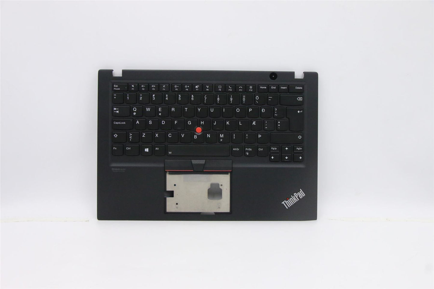 Lenovo ThinkPad T14s Keyboard Palmrest Top Cover Icelandic Black 5M10Z41292