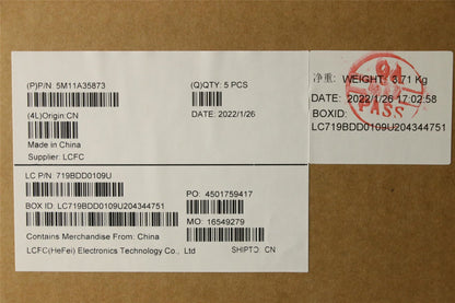 Lenovo MECH_ASM KB DEN(P)FPR UK BK 5M11A35873