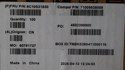 Lenovo C 83UK I/O FFC Cable 5C10S31830