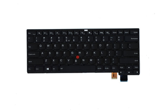 Lenovo ThinkPad T460s Keyboard US International Black Backlit 01YR118