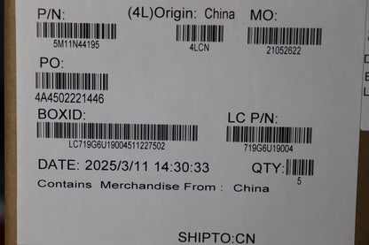 Lenovo MECH_ASM BKT&Tray Assy,T5 G10,LCFC HDD Bracket Tray Board 5M11N44195