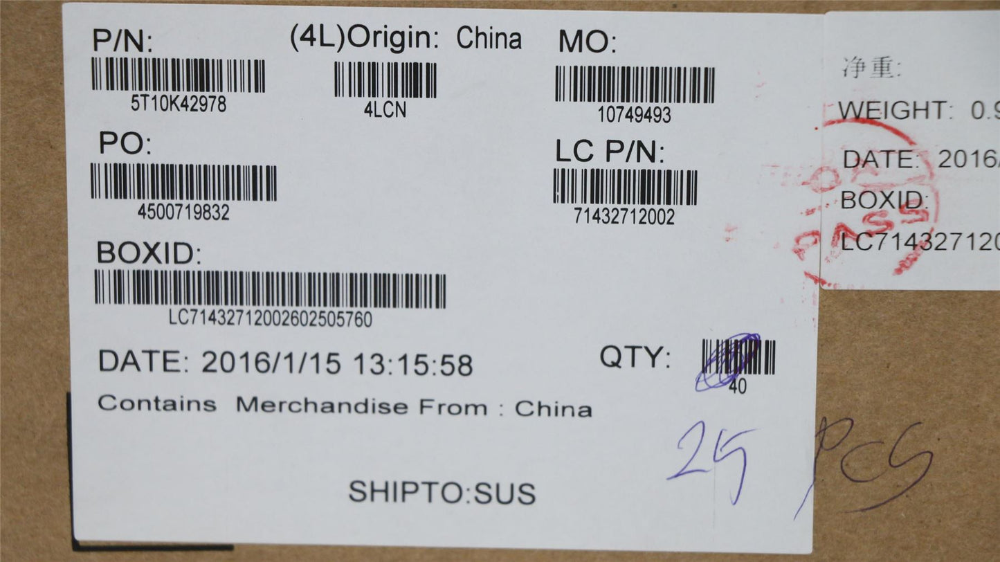 Lenovo 5T10K42978 TAPE Tape L 80QL GRAPHITE 3D