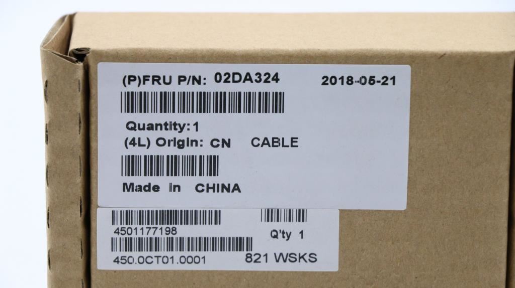 Lenovo FRU IR camera cable 02DA324