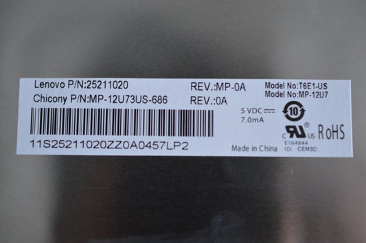 Lenovo G500S G505S IdeaPad S500 S510P Keyboard US Black 25211020