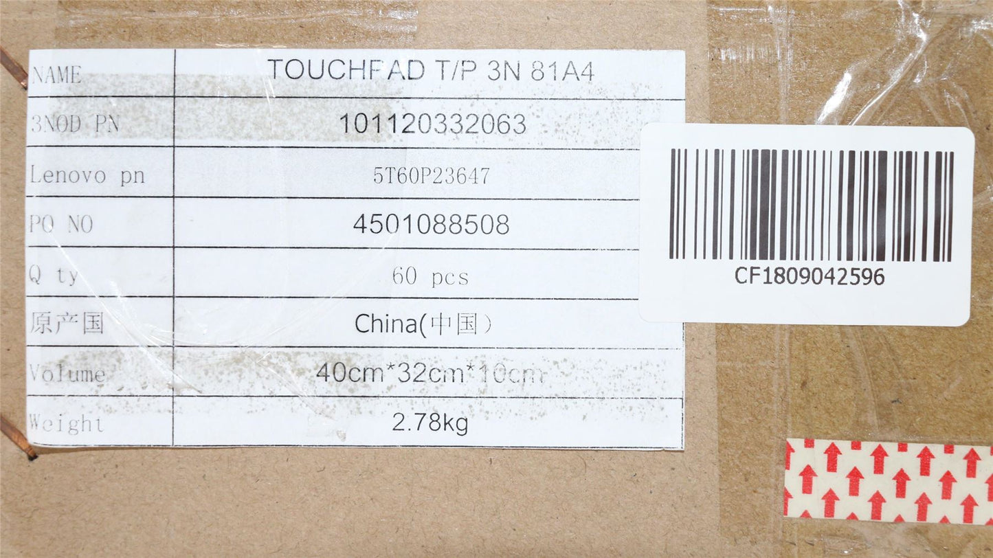 Lenovo ThinkPad 120S-11IAP Trackpad Touchpad Board Grey 5T60P23647