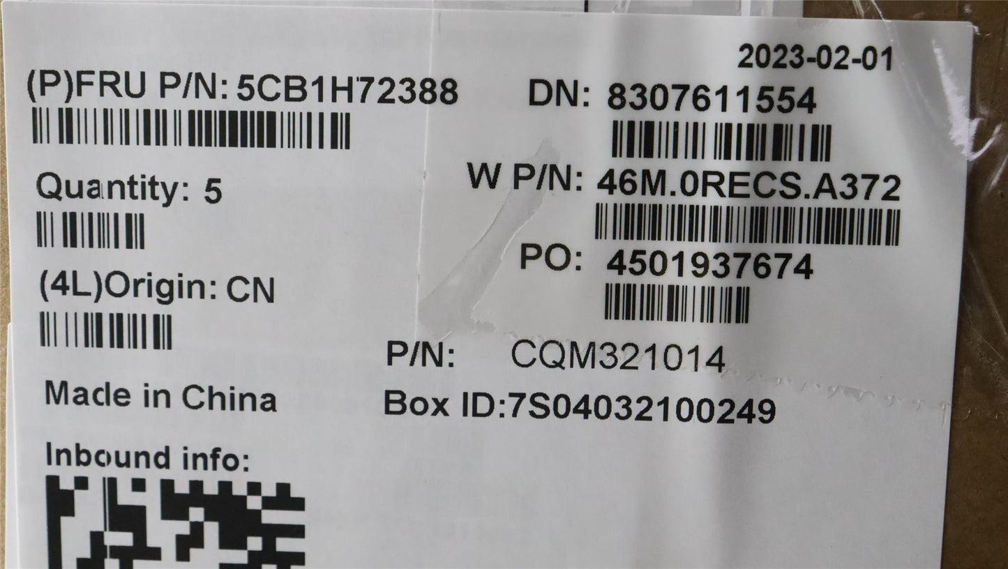 Lenovo Upper Case ASM_POR W 82R9 SB 5CB1H72388