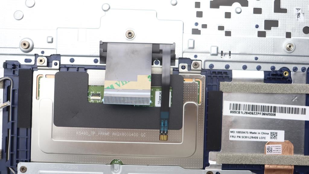 Lenovo Upper Case ASM_FRA L82XN FP AB BL 5CB1L28409