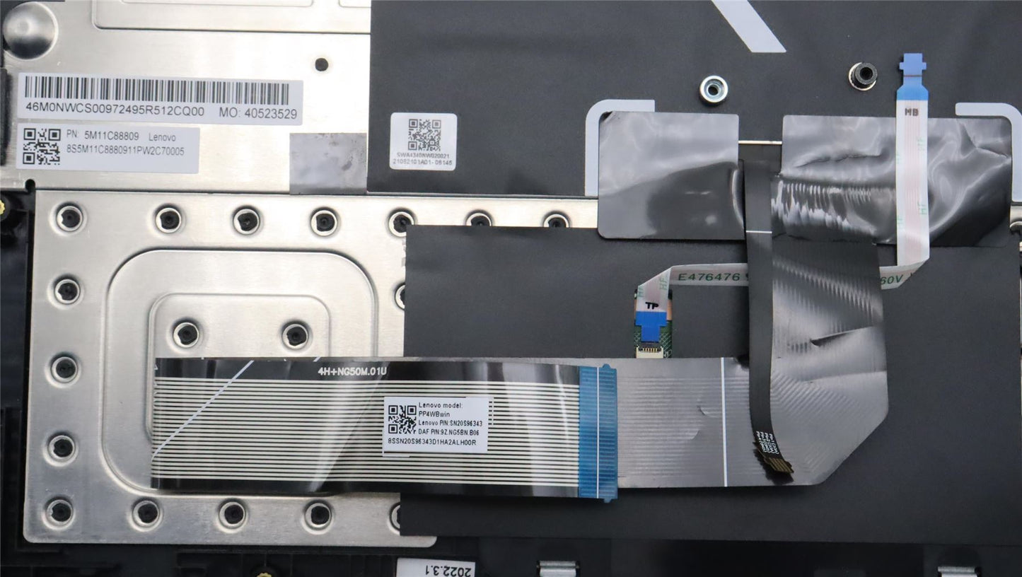 Lenovo MECH_ASM BKLTKB POR w/PT C BK(W/FKB) 5M11C88809