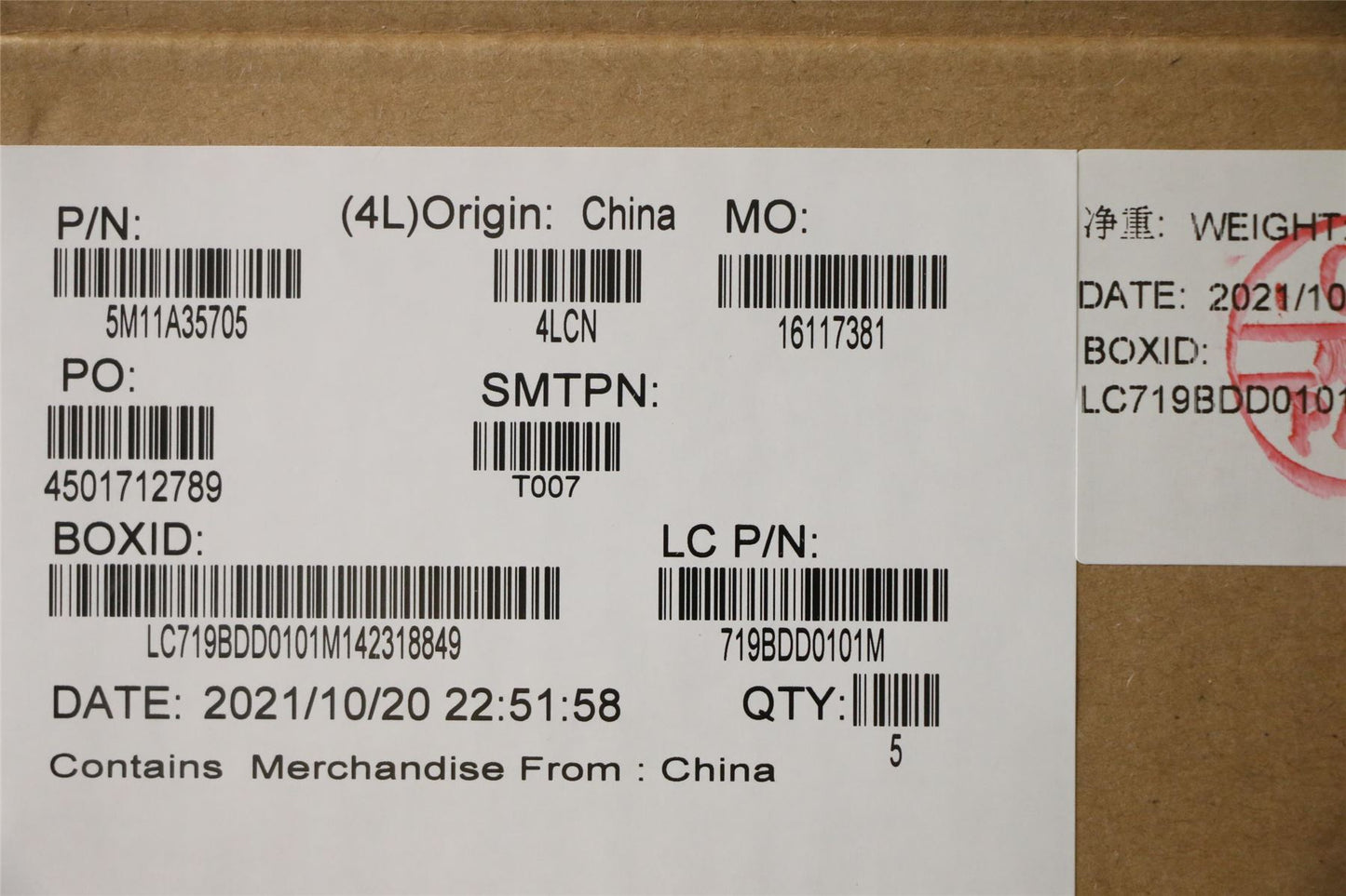 Lenovo ThinkPad E15 Gen 2 Palmrest Cover Keyboard Nordic Black 5M11A35705