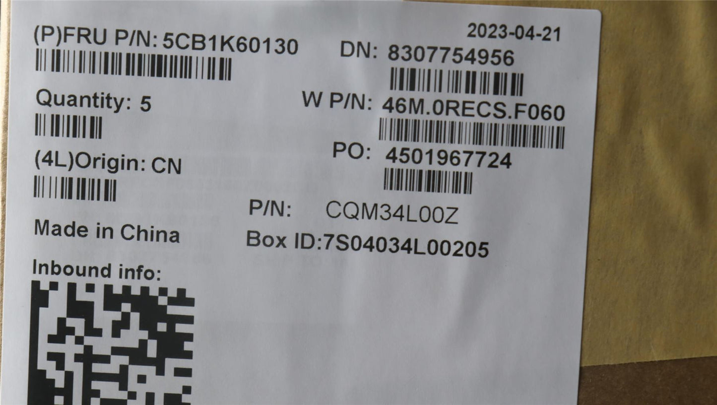 Lenovo Upper Case ASM_NORDIC W 82XY AB 5CB1K60130