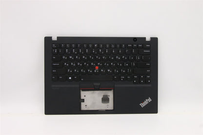 Lenovo ThinkPad T14s Palmrest Cover Keyboard Ukrainian Black Backlit 5M10Z41346