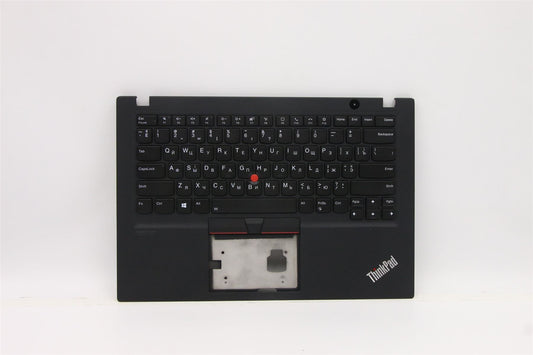 Lenovo ThinkPad T14s Palmrest Cover Keyboard Ukrainian Black Backlit 5M10Z41346