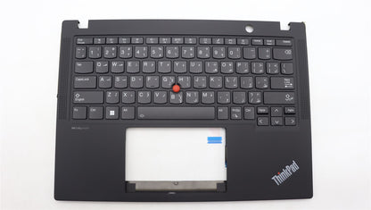 Lenovo ThinkPad X13 Gen 4 Keyboard Palmrest Top Cover Arabic Black 5M11H94471