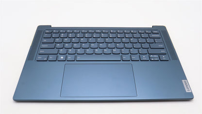 Lenovo Yoga 7 14ARP8 Palmrest Cover Touchpad Keyboard US Tidal Teal 5CB1L50312