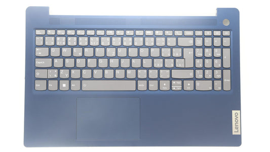 Lenovo IdeaPad 3 15ABR8 Palmrest Cover Touchpad Keyboard Abyss Blue 5CB1K95263