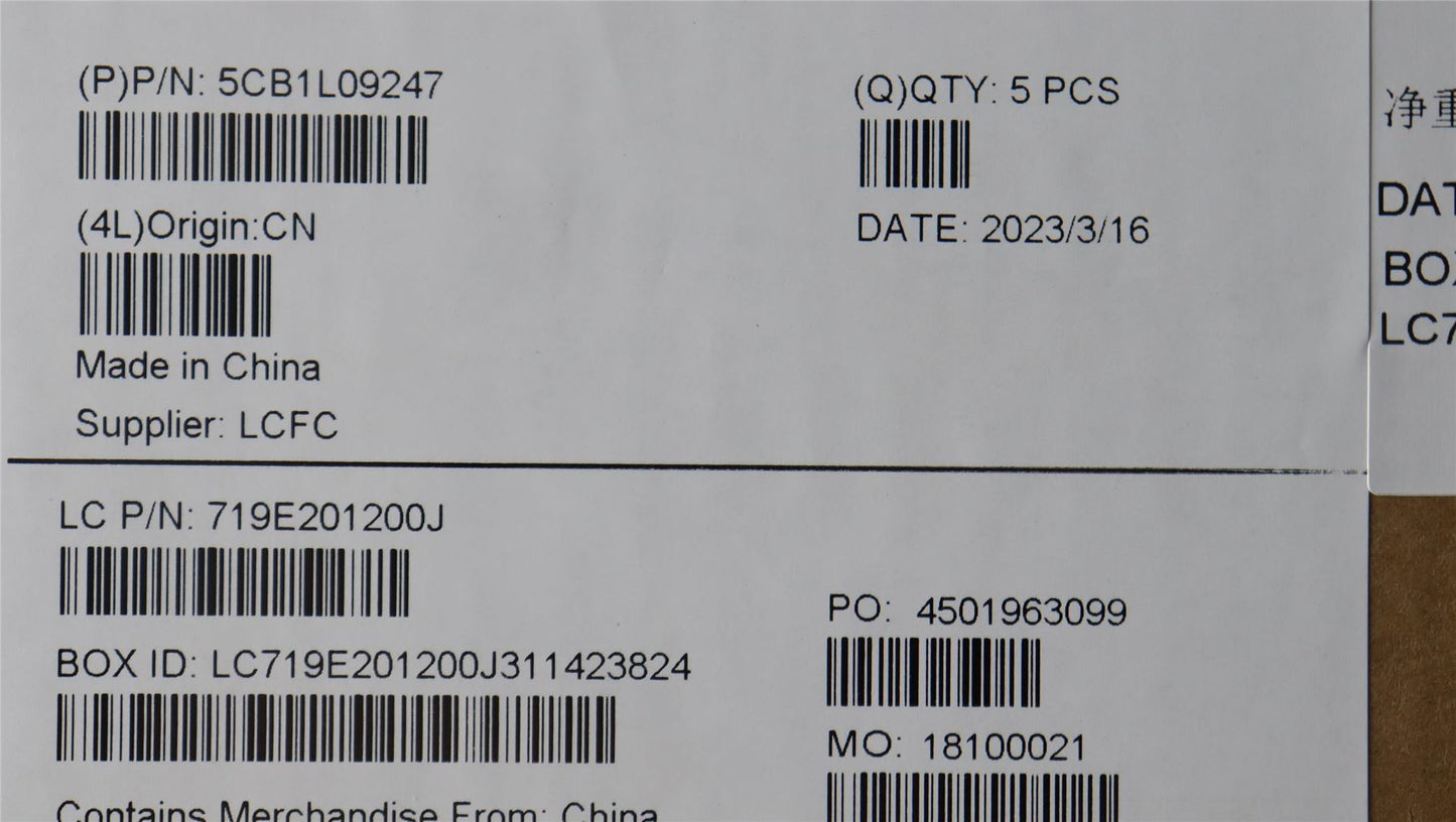 Lenovo  5CB1L09247