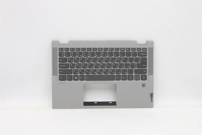 Lenovo Flex 5-14ALC05 Keyboard Palmrest Top Cover Ukrainian Grey 5CB1C19415