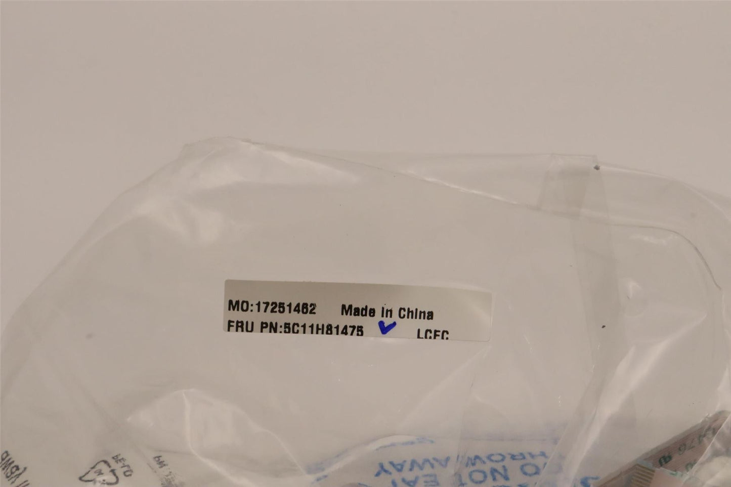 Lenovo FFC 14P G 0.5P PAD=0.3 CLICKPAD/B 5C11H81475