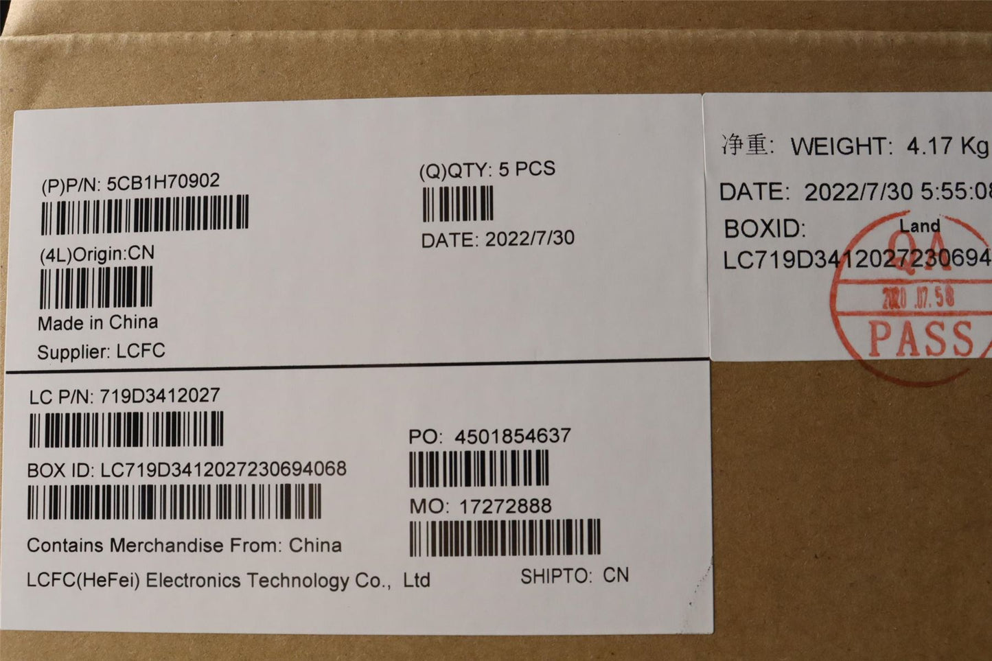 Lenovo 5 16ARH7H Palmrest Cover Touchpad Keyboard Czech Slovakian 5CB1H70902