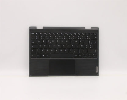 Lenovo 300e 2nd Gen Palmrest Touchpad Cover Keyboard French Grey 5CB1B02683