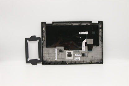 Lenovo Yoga X390 Palmrest Cover Touchpad Keyboard Greek Black 02HL664