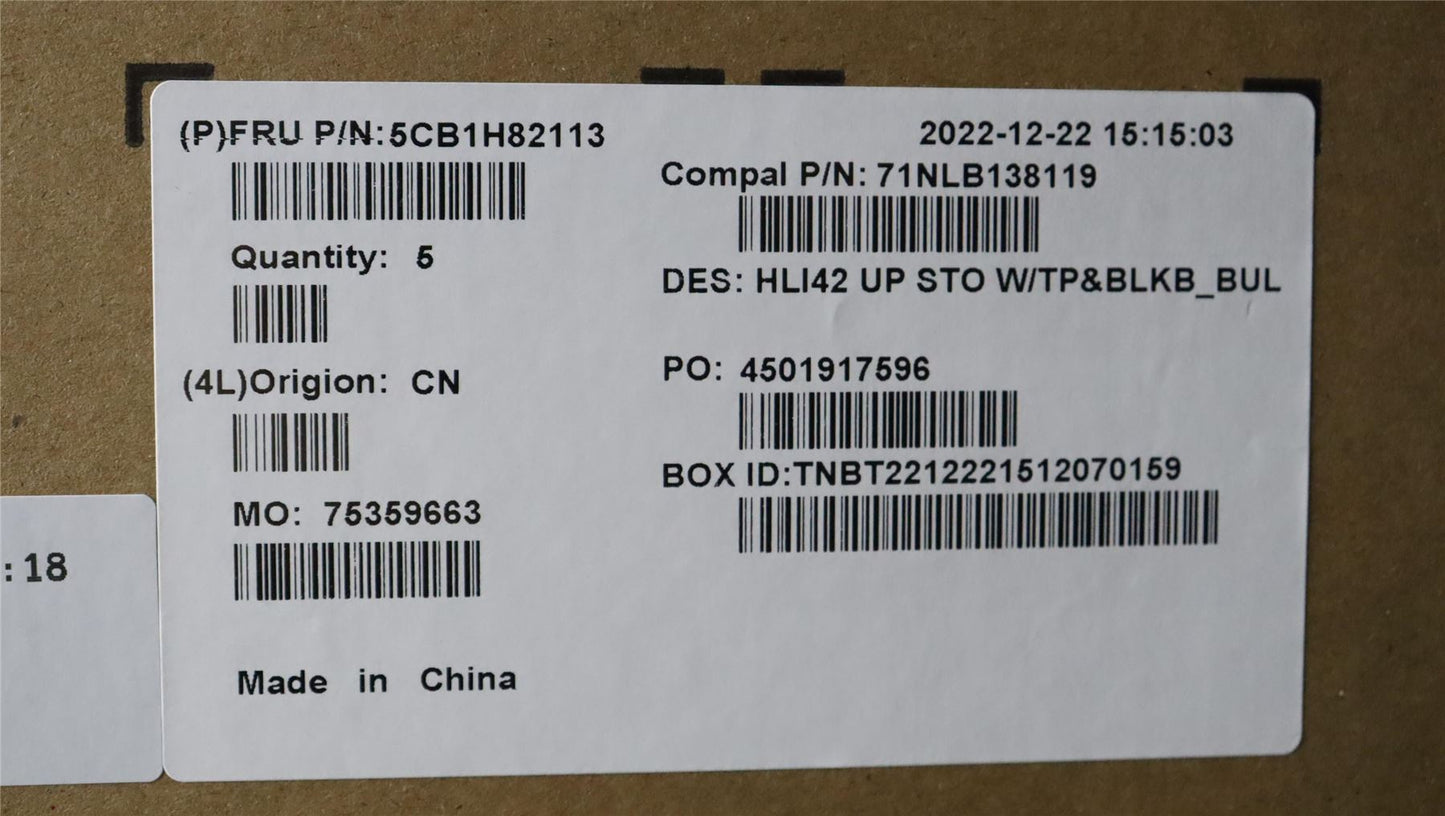 Lenovo IdeaPad 5 14IAP7 5 14ARH7 Palmrest Cover Touchpad Keyboard 5CB1H82113