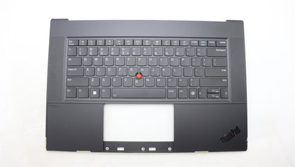 Lenovo ThinkPad Z16 Gen 1 Keyboard Palmrest Top Cover US Euro Black 5M11J13413
