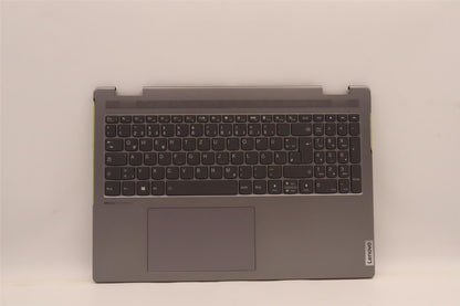 Lenovo Yoga 7 16IAH7 Palmrest Cover Touchpad Keyboard German 5CB1J03974