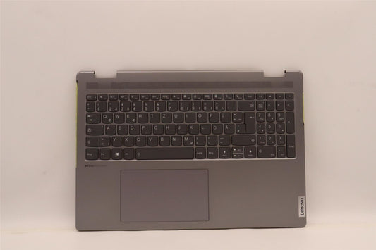 Lenovo Yoga 7 16IAH7 Palmrest Cover Touchpad Keyboard German 5CB1J03974