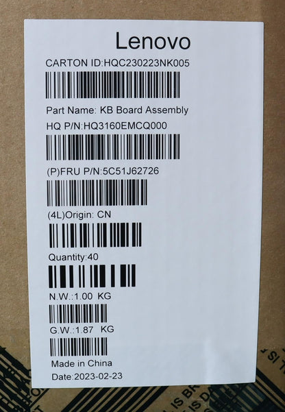 Lenovo Yoga 300e Gen4 USB Button Board 5C51J62726