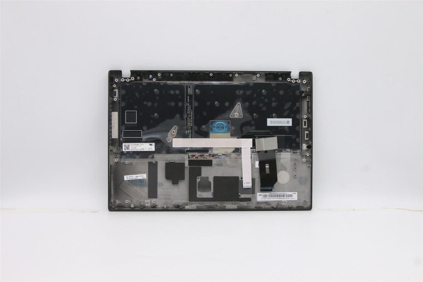 Lenovo ThinkPad T14s Keyboard Palmrest Top Cover UK Black Backlit 5M10Z54226