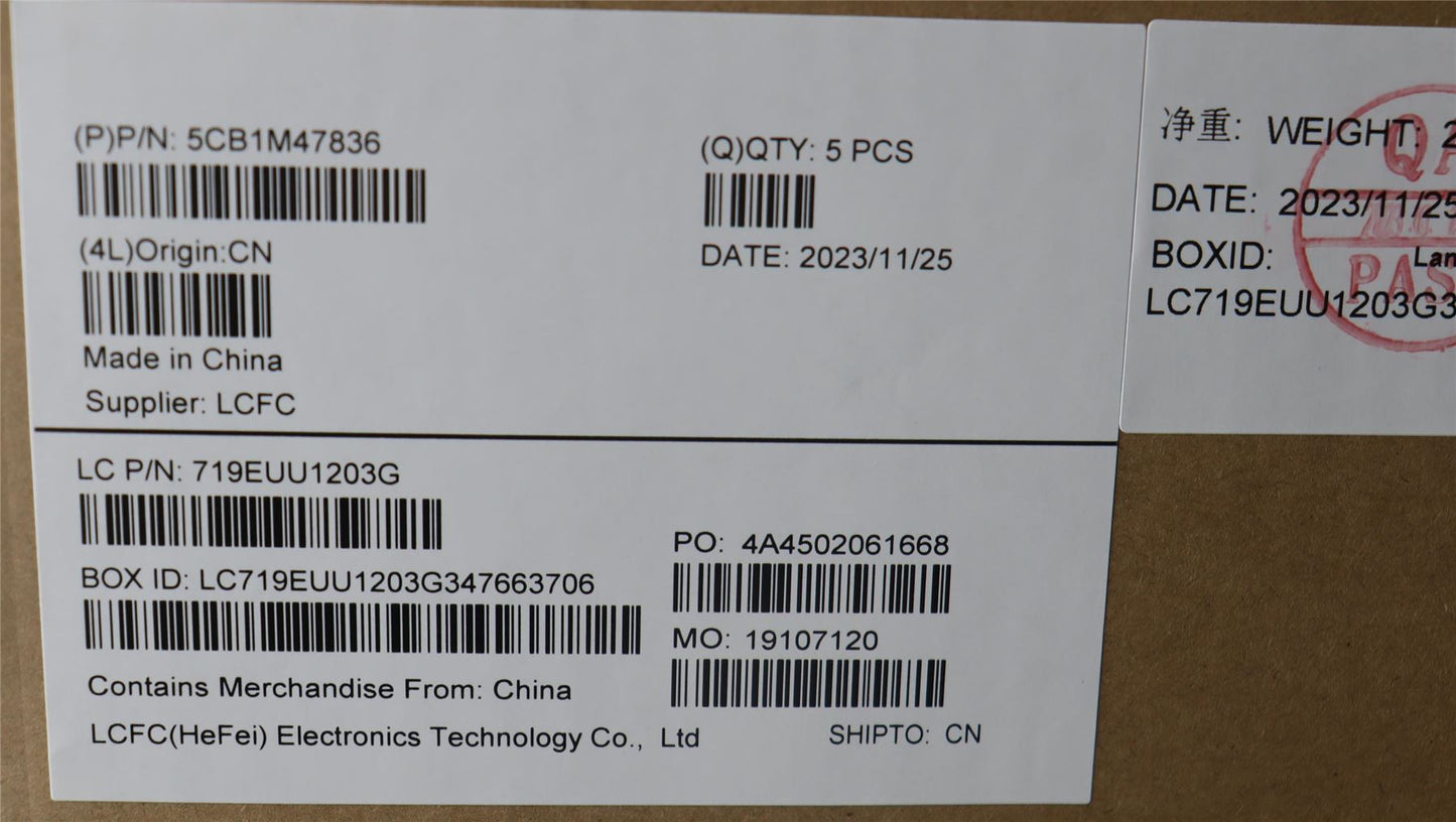 Lenovo COVER Upper Case ASM_NORDIC L 83ELFPAG 5CB1M47836