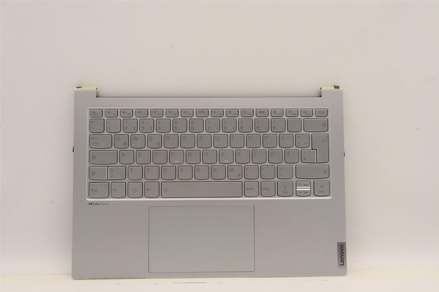 Lenovo Yoga 7 14IAH7 Palmrest Cover Touchpad Keyboard German Silver 5CB1J19799