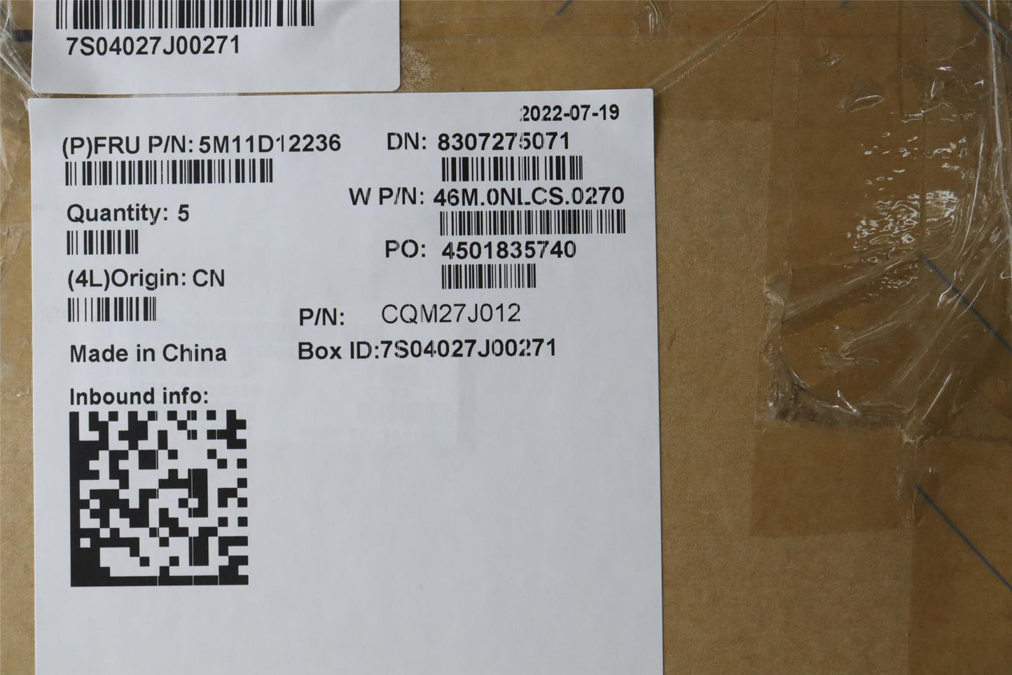 Lenovo WW C-Cvr+SWS KB ASM,CHY 5M11D12235