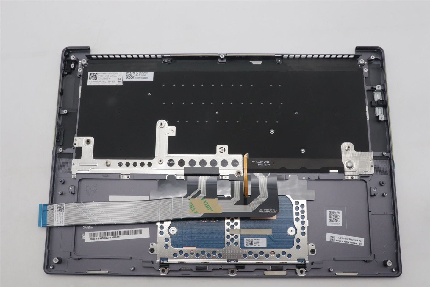 Lenovo Yoga 9 14IRP8 Palmrest Cover Touchpad Keyboard German 5CB1L49535