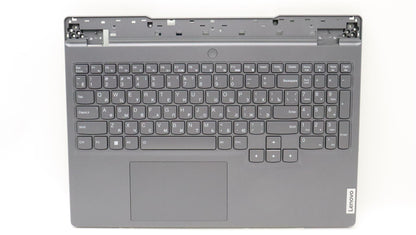Lenovo 5 15IAH7 Palmrest Cover Touchpad Keyboard Russian Storm Grey 5CB1H22939