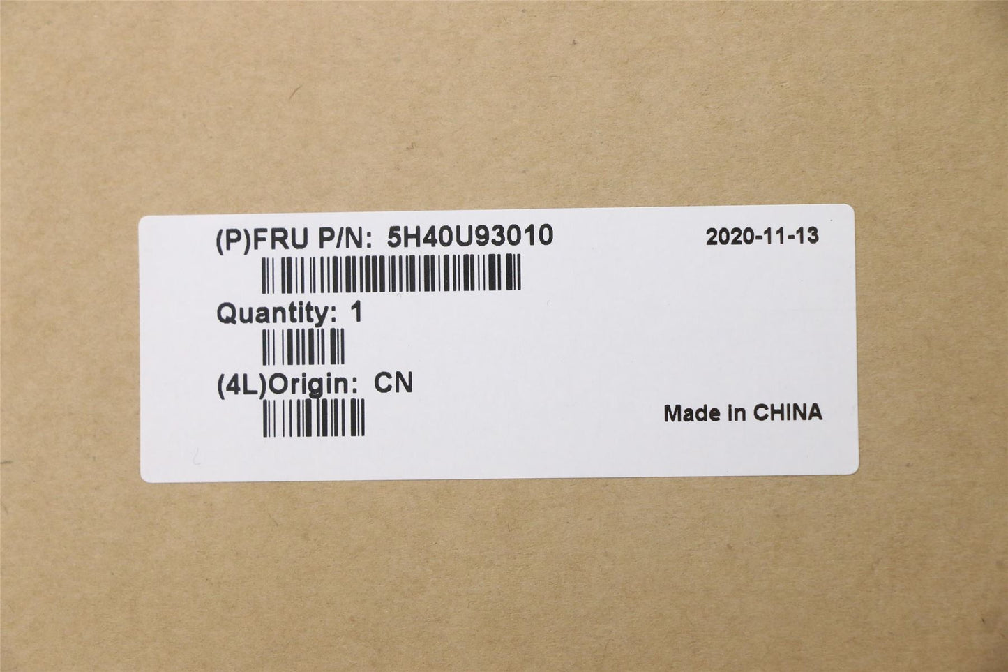 Lenovo 5H40U93010 Intel ICL_U 15W A350 UMA HS