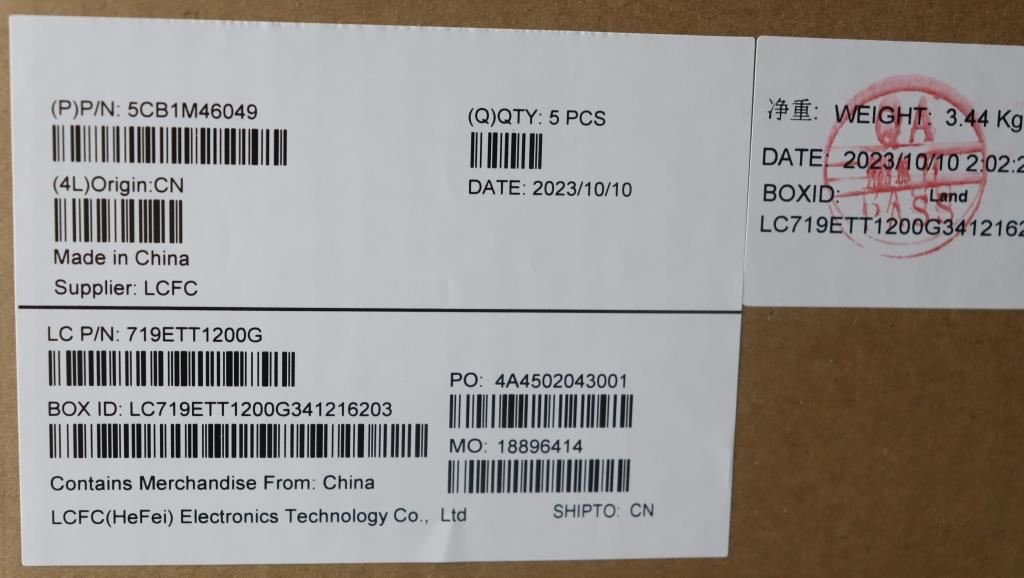 Lenovo IdeaPad 3 16IAH8 Palmrest Cover Touchpad Keyboard Italian 5CB1M46049
