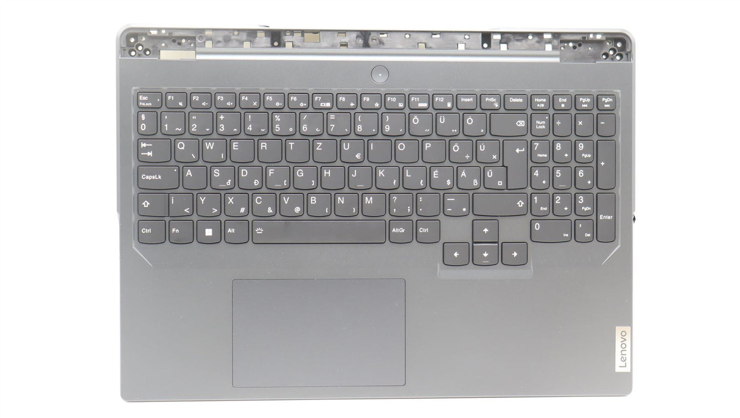 Lenovo Legion 5 16IRX8 Palmrest Cover Touchpad Keyboard Hungarian 5CB1L30869