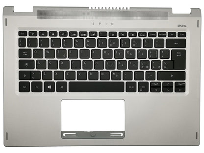 Acer Spin SP314-21 SP314-33 Palmrest Cover Keyboard Italian Silver 6B.A4EN1.022