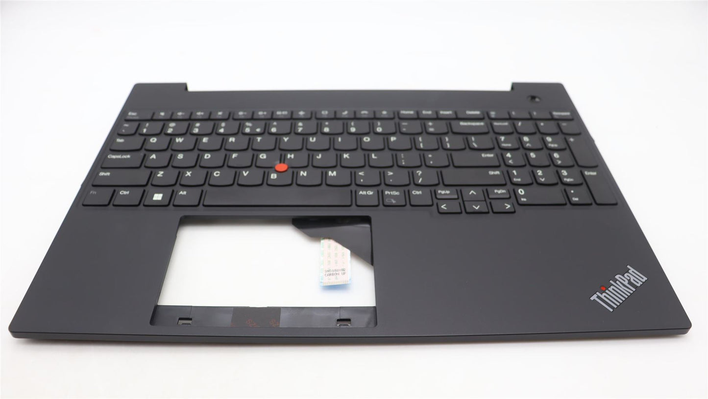 Lenovo ThinkPad E16 Gen 1 Keyboard Palmrest Top Cover US Europe Black 5M11L65064