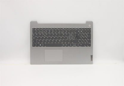 Lenovo IdeaPad 3-15ARE05 Palmrest Cover Touchpad Keyboard Swiss Grey 5CB0X57499